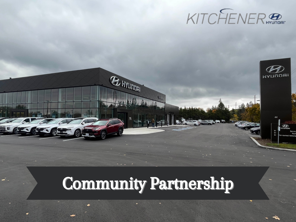 Community Partnership @ Kitchener Hyundai Kitchener Dealer ON.